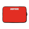 baby girl ringer Laptop sleeve