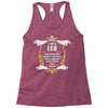 I Am A Leo Racerback Tank