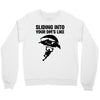 sliding into your dm's like Crewneck Sweatshirt