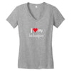 i love my bichonpoo Women's V-Neck T-Shirt
