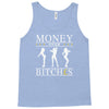 money over bitches graphic Tank Top