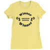 winner winner chicken dinner Ladies Fitted T-Shirt