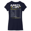 April Girl Facts Aries Women's V-Neck T-Shirt
