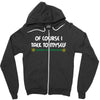 geek expert advice   science   physics   nerd t shirt Zipper Hoodie