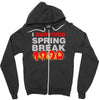 i survived spring break 1990 Zipper Hoodie
