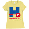 hillary for prison Ladies Fitted T-Shirt