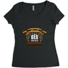 only loves her bed and her momma Women's Triblend Scoop T-shirt