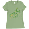 praying mantis Ladies Fitted T-Shirt
