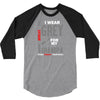I Wear Grey For My Grandpa (Brain Cancer Awareness) 3/4 Sleeve Shirt