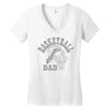 long sleeve s basketball dad Women's V-Neck T-Shirt