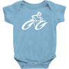 cyclist road bike biking Baby Onesie
