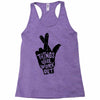things will work out Racerback Tank