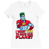 planeteer call Ladies Fitted T-Shirt