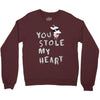 you stole my heart 4 Crewneck Sweatshirt