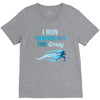i run to burn off the crazy V-Neck Tee