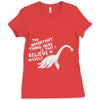 lochness monster Ladies Fitted T-Shirt