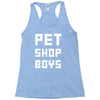 pet shop boy new Racerback Tank