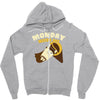 monday needs me Zipper Hoodie
