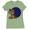 freddy plushie Ladies Fitted T-Shirt