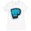 pewdiepie the blue brofist Ladies Fitted T-Shirt