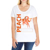 wear peach for  my [you can write any name] Ladies Curvy T-Shirt