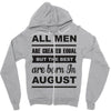 all men are created equal august Zipper Hoodie