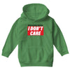 Breaking News i Don't Care Youth Hoodie