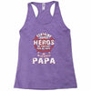 papa heros Racerback Tank