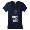 The More People I Meet The More I Love My Shih Tzu Gifts Women's V-Neck T-Shirt