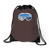 ski goggles copy Drawstring Bags