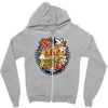 pokemon style dodge ball league Zipper Hoodie