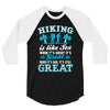 Hiking ıs Like Sex 3/4 Sleeve Shirt