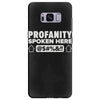profanity spoken here Samsung Galaxy S8 Plus