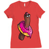 stickers Ladies Fitted T-Shirt