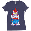 wild aztec monster Ladies Fitted T-Shirt