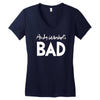 andi warlor bad Women's V-Neck T-Shirt