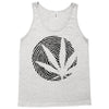 cannabis fingerprinting (black) Tank Top
