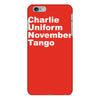 charlie uniform november tango iPhone 6/6s Plus Case