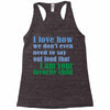 i am your favorite child Racerback Tank