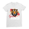 Girl Power White Write Ladies Fitted T-Shirt