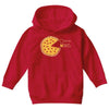 pizza pie chart Youth Hoodie