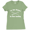 i'm here because you broke something Ladies Fitted T-Shirt