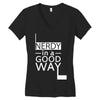 nerdy in a good way 2 Women's V-Neck T-Shirt