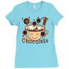hot chocolate time! Ladies Fitted T-Shirt