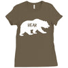 Bear Ladies Fitted T-Shirt