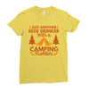 camping Ladies Fitted T-Shirt