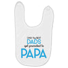 Only the Best Dads get Promoted to Papa Baby Bibs