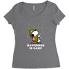 Happiness is Camp Women's Triblend Scoop T-shirt