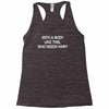with a body like this who needs hair Racerback Tank