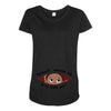 July Peeking Out Baby Boy Maternity Scoop Neck T-shirt